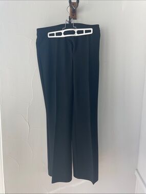 St. John Couture Black Tailored Flare Trousers